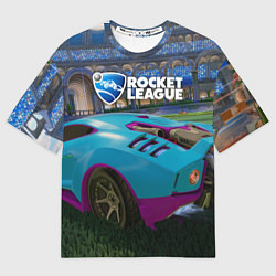 Женская футболка оверсайз Rocket League