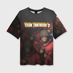 Женская футболка оверсайз Team Fortress