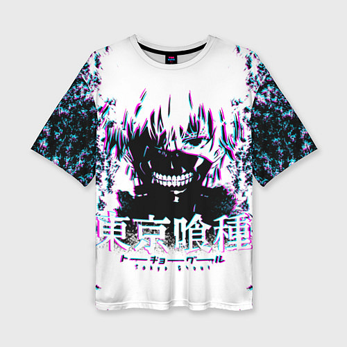 Женская футболка оверсайз Tokyo Ghoul Токийский Гуль / 3D-принт – фото 1