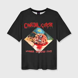 Женская футболка оверсайз Cannibal Corpse