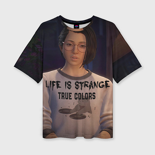 Женская футболка оверсайз Life is strange true colors / 3D-принт – фото 1