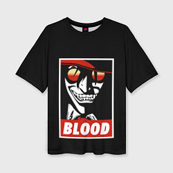 Женская футболка оверсайз Hellsing