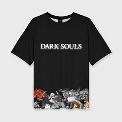 Женская футболка оверсайз 8bit Dark Souls