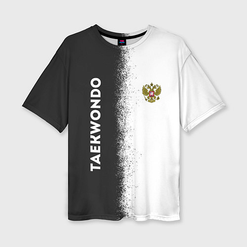 Женская футболка оверсайз Тхэквондо Taekwondo / 3D-принт – фото 1