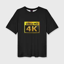 Женская футболка оверсайз UltraHD