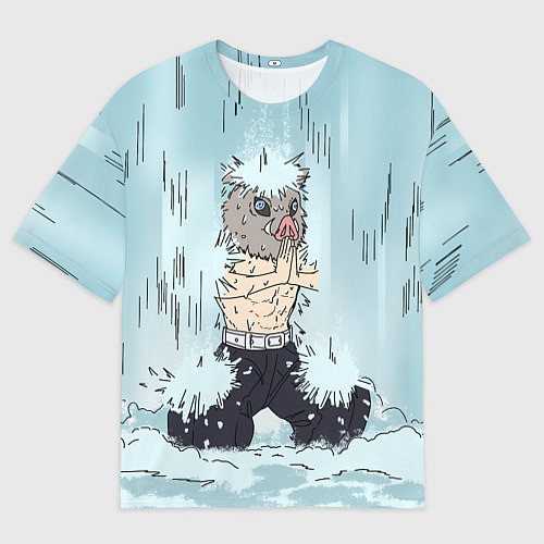 Женская футболка оверсайз МЕДИТАЦИЯ ИНОСКЕ / 3D-принт – фото 1