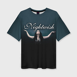 Женская футболка оверсайз Nightwish with Tarja