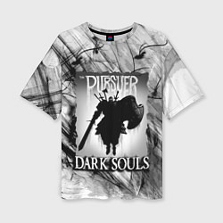 Футболка оверсайз женская DARK SOULS ТЁМНЫЙ МИР, цвет: 3D-принт