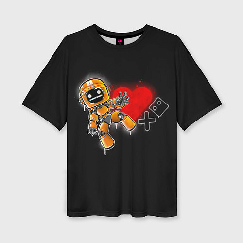 Женская футболка оверсайз K-VRC Love Death and Robots / 3D-принт – фото 1