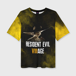 Женская футболка оверсайз RESIDENT EVIL VILLAGE LADY DIMITRESCU Z