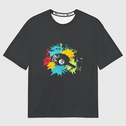 Женская футболка оверсайз Пинг-понг