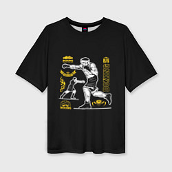 Женская футболка оверсайз BOXING