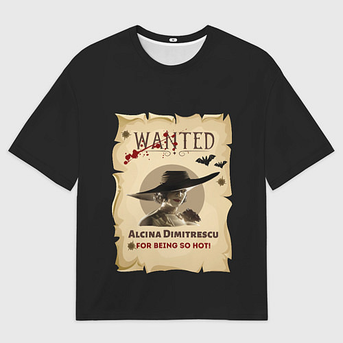 Женская футболка оверсайз Розыск Леди Димитреску / 3D-принт – фото 1