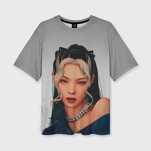 Женская футболка оверсайз Hot Jennie / 3D-принт – фото 1