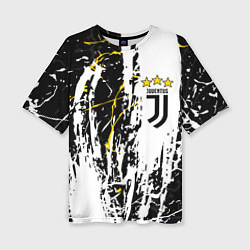 Футболка оверсайз женская JUVENTUS ЮВЕНТУС ГРАНЖ, цвет: 3D-принт