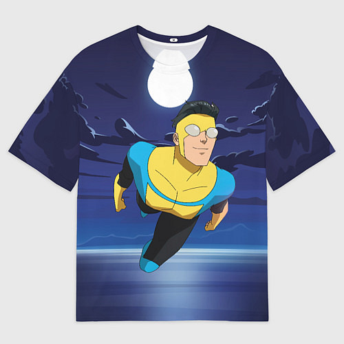 Женская футболка оверсайз Марк Грэйсон Неуязвимый / 3D-принт – фото 1