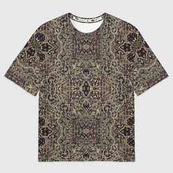 Футболка оверсайз женская КрасиВые Узоры Ковра, цвет: 3D-принт