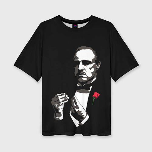 Женская футболка оверсайз Крёстный Отец The Godfather / 3D-принт – фото 1