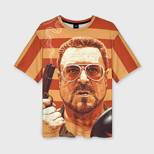 Женская футболка оверсайз Walter Sobchak / 3D-принт – фото 1