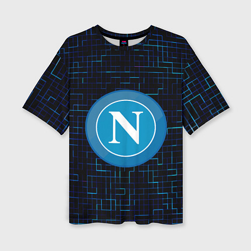Женская футболка оверсайз Napoli / 3D-принт – фото 1
