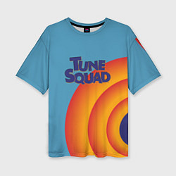 Футболка оверсайз женская Форма Tune Squad верх, цвет: 3D-принт