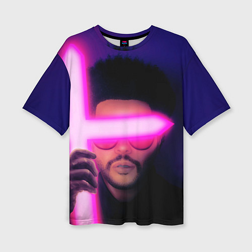 Женская футболка оверсайз The Weeknd - Blinding Lights / 3D-принт – фото 1