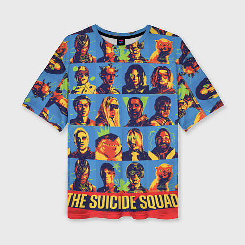 Женская футболка оверсайз The Suicide Squad / 3D-принт – фото 1