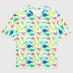 Футболка оверсайз женская DINOSAUR, цвет: 3D-принт