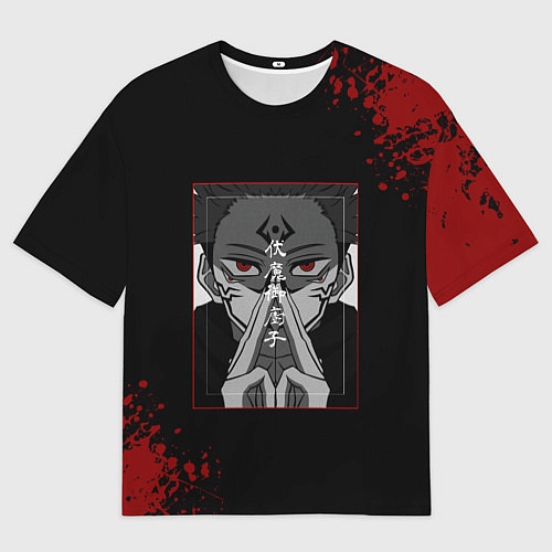 Женская футболка оверсайз МАГИЧЕСКАЯ БИТВА SUKUNA / 3D-принт – фото 1