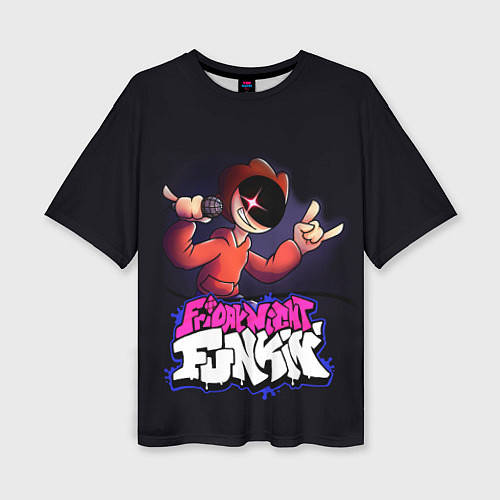 Женская футболка оверсайз Friday Night Funkin Пико / 3D-принт – фото 1