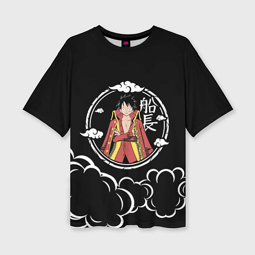Женская футболка оверсайз Манки Д Луффи One Piece / 3D-принт – фото 1