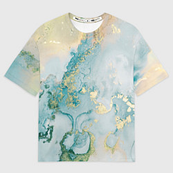 Футболка оверсайз женская Абстрактный мрамор, цвет: 3D-принт