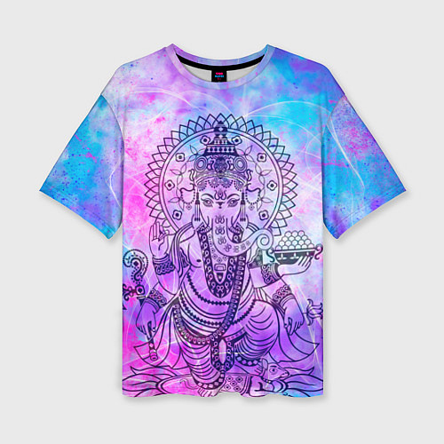 Женская футболка оверсайз Буддизм / 3D-принт – фото 1
