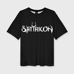 Женская футболка оверсайз Satyricon