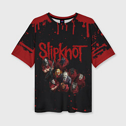 Женская футболка оверсайз SLIPKNOT СЛИПКНОТ Z