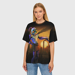 Футболка оверсайз женская Oddworld, цвет: 3D-принт — фото 2