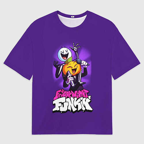 Женская футболка оверсайз FNF Skid and Pump / 3D-принт – фото 1