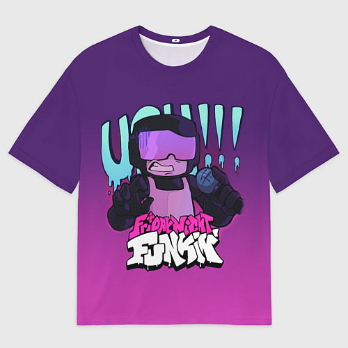 Женская футболка оверсайз Сержант Джон Капитан / 3D-принт – фото 1