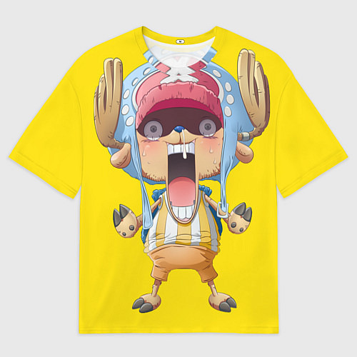 Женская футболка оверсайз Тони Тони Чоппер / 3D-принт – фото 1