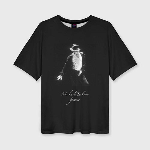 Женская футболка оверсайз Майкл Джексон Билли Джин / 3D-принт – фото 1