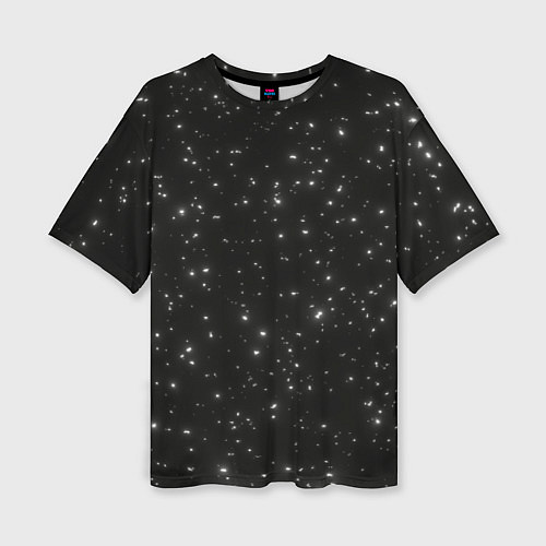 Женская футболка оверсайз Звезды / 3D-принт – фото 1