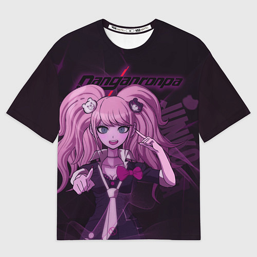 Женская футболка оверсайз Джунко Эношима Данганронпа / 3D-принт – фото 1