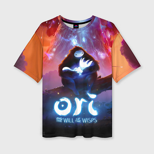 Женская футболка оверсайз Ori and the Will of the Wisps / 3D-принт – фото 1
