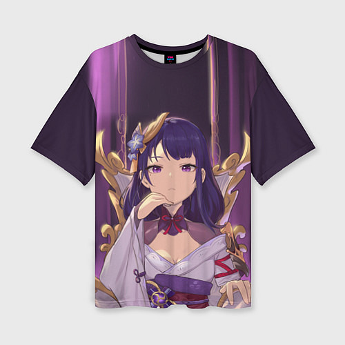 Женская футболка оверсайз БААЛ BAAL ГЕНШИН / 3D-принт – фото 1