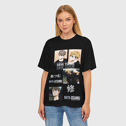 Футболка оверсайз женская Братья мия мию волейбол, цвет: 3D-принт — фото 2