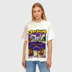 Футболка оверсайз женская Элизиум Домой!, цвет: 3D-принт — фото 2
