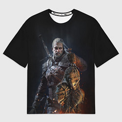 Футболка оверсайз женская Witcher III, цвет: 3D-принт