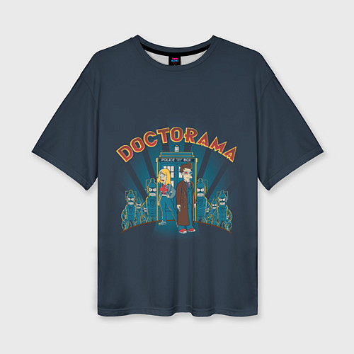 Женская футболка оверсайз Doctorama / 3D-принт – фото 1