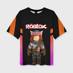 Женская футболка оверсайз ROBLOX РОБЛОКС Z