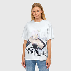 Футболка оверсайз женская Fairy of Luck, цвет: 3D-принт — фото 2